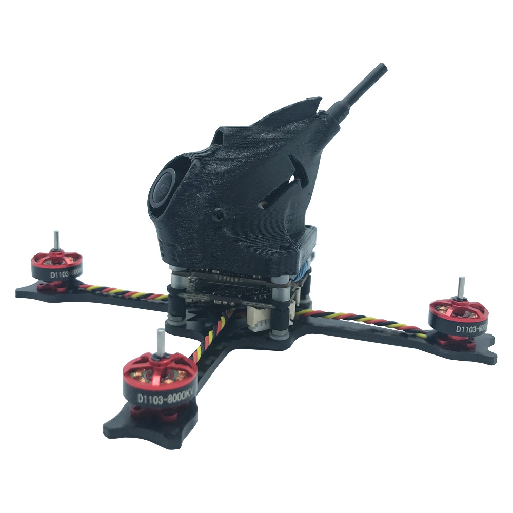 NameLessRC N47 HD 105mm 2-3S Toothpick FPV Racing Drone With AIO412 12A ESC FC 400mW VTX Caddx Baby Turtle Cam BNF - Flysky IBUS Receiver