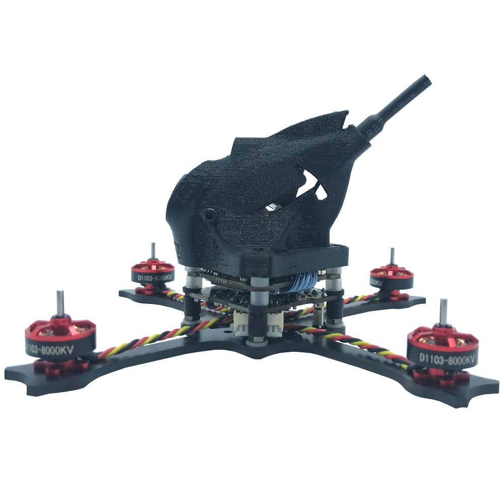 NameLessRC N47 HD 105mm 2-3S Toothpick FPV Racing Drone With AIO412 12A ESC FC 400mW VTX Caddx Baby Turtle Cam BNF - Flysky IBUS Receiver