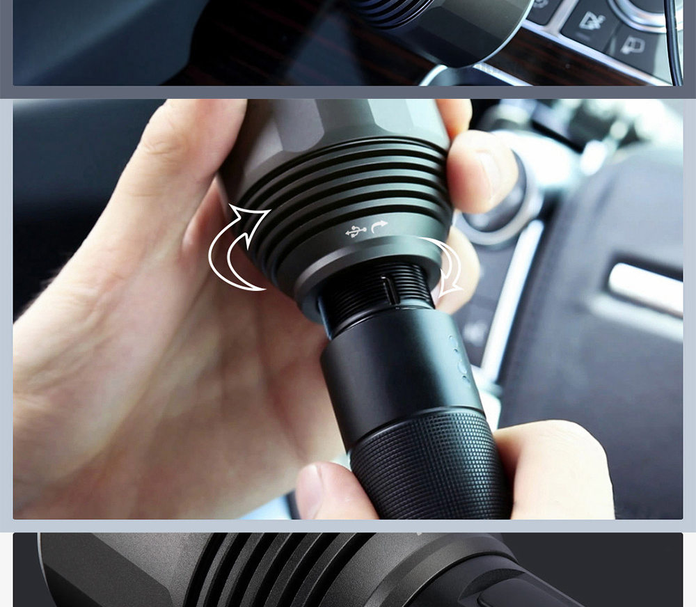 Xiaomi Youpin Outdoor Flashlight 2000LM 5 Models Multi-function Brightness IPX7 Waterproof Camping Flash Light