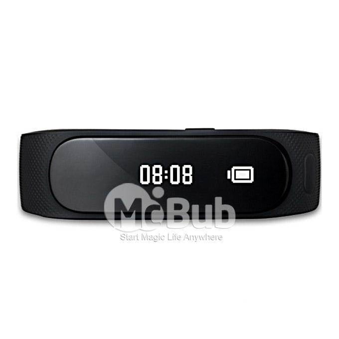 Original HUAWEI TalkBand B1 IP57 NFC Smart Bracelet BT3.0 Fitness Sports Wristband Dul MIC For Android iOS Phone - Black