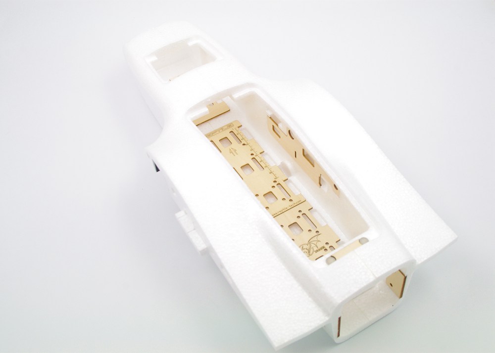 Reptile Dragon-1200 1200mm Wingspan EPP Dual Front Pull FPV Flying Wing RC Airplane With Power System - PNP Version