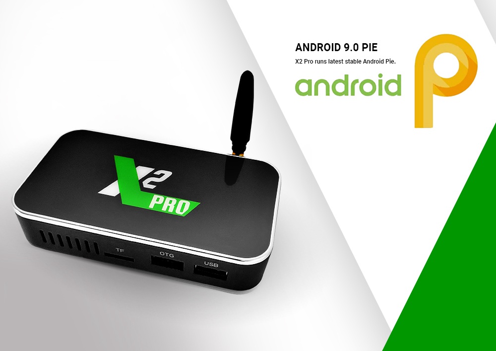 X2 PRO Amlogic S905X2 Android 9.0 4K HDR TV BOX 4G DDR4/32G eMMC 2.4G+5G WIFI USB3.0 1000Mbps LAN OTA Samba Server