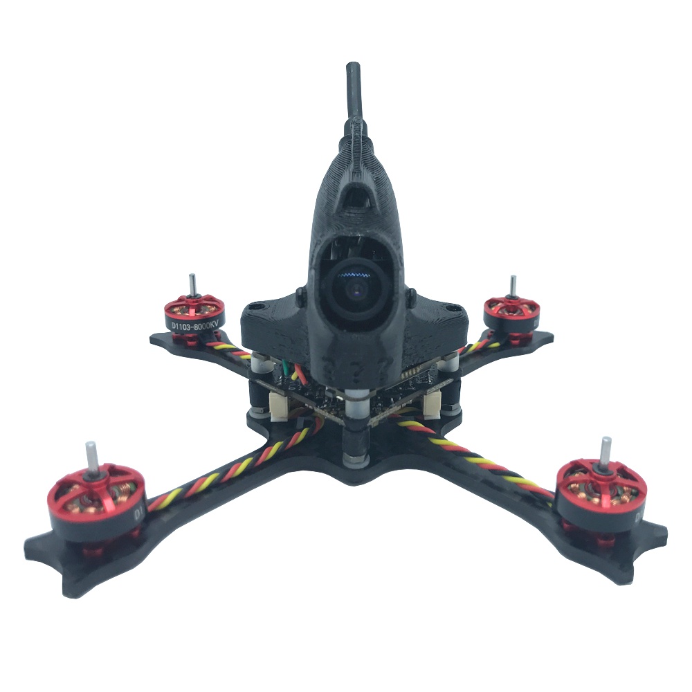 NameLessRC N47 HD 105mm 2-3S Toothpick FPV Racing Drone With AIO412 12A ESC FC 400mW VTX Caddx Baby Turtle Cam BNF - Flysky IBUS Receiver