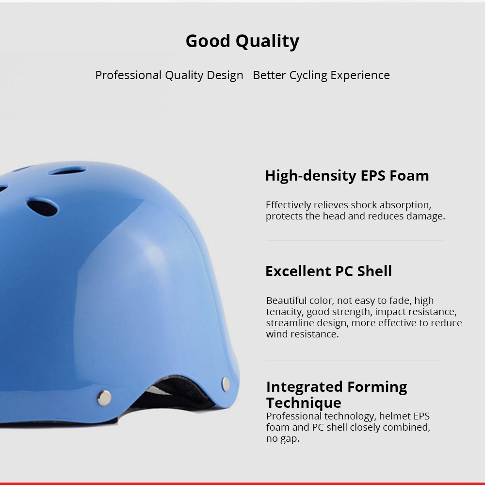 Professional Sports Bike Helmet For Bike Scooter Derby Inline Skateboard Size M - Black