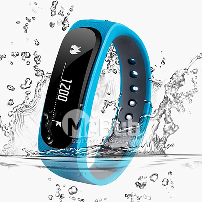 Original HUAWEI TalkBand B1 IP57 NFC Smart Bracelet BT3.0 Fitness Sports Wristband Dul MIC For Android iOS Phone - Blue
