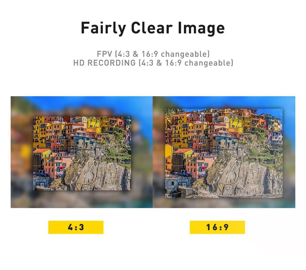 Caddx Baby Turtle 7G Glass Lens 1/2.7Inch" CMOS 1080P/60FPS HD Recording Super WDR FPV Camera For FPV Racing Drone - Black