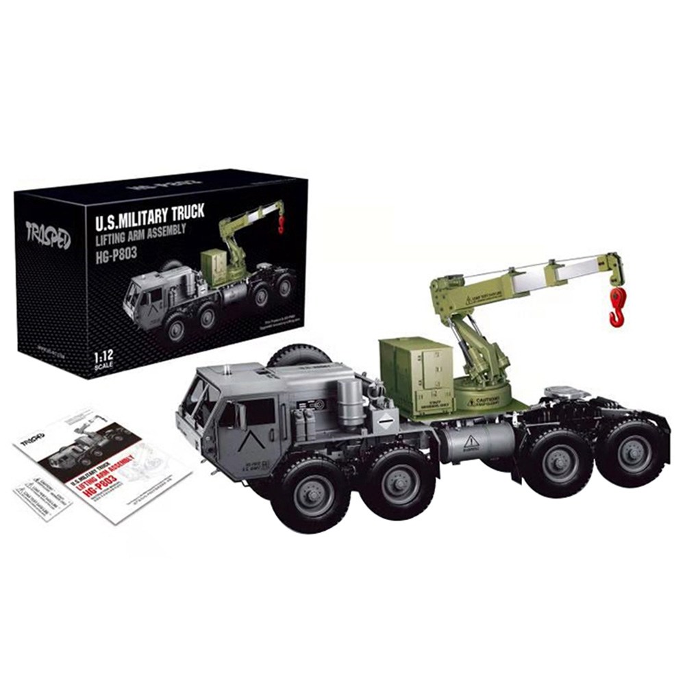 HG P803 Boom Assembly For HG P801 P802 M983 2.4G 1/12 8x8 High-imitation US Army Military Truck RC Car - Army Green