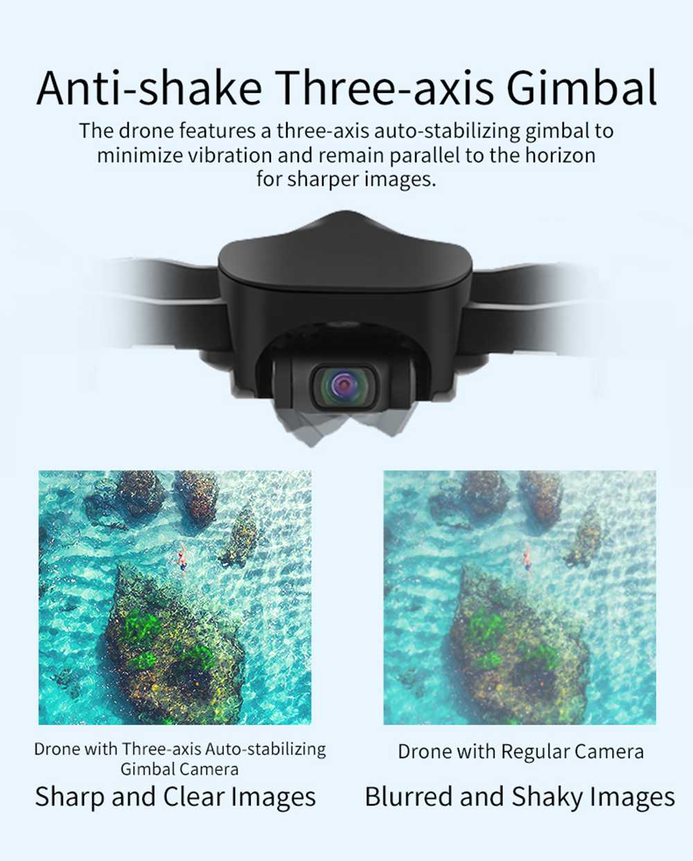 JJRC X12 AURORA 5G WIFI 1.2km FPV GPS Foldable RC Drone With 1080P 3Axis Gimbal Ultrasonic Optical Flow Positioning RTF - One Battery With Bag