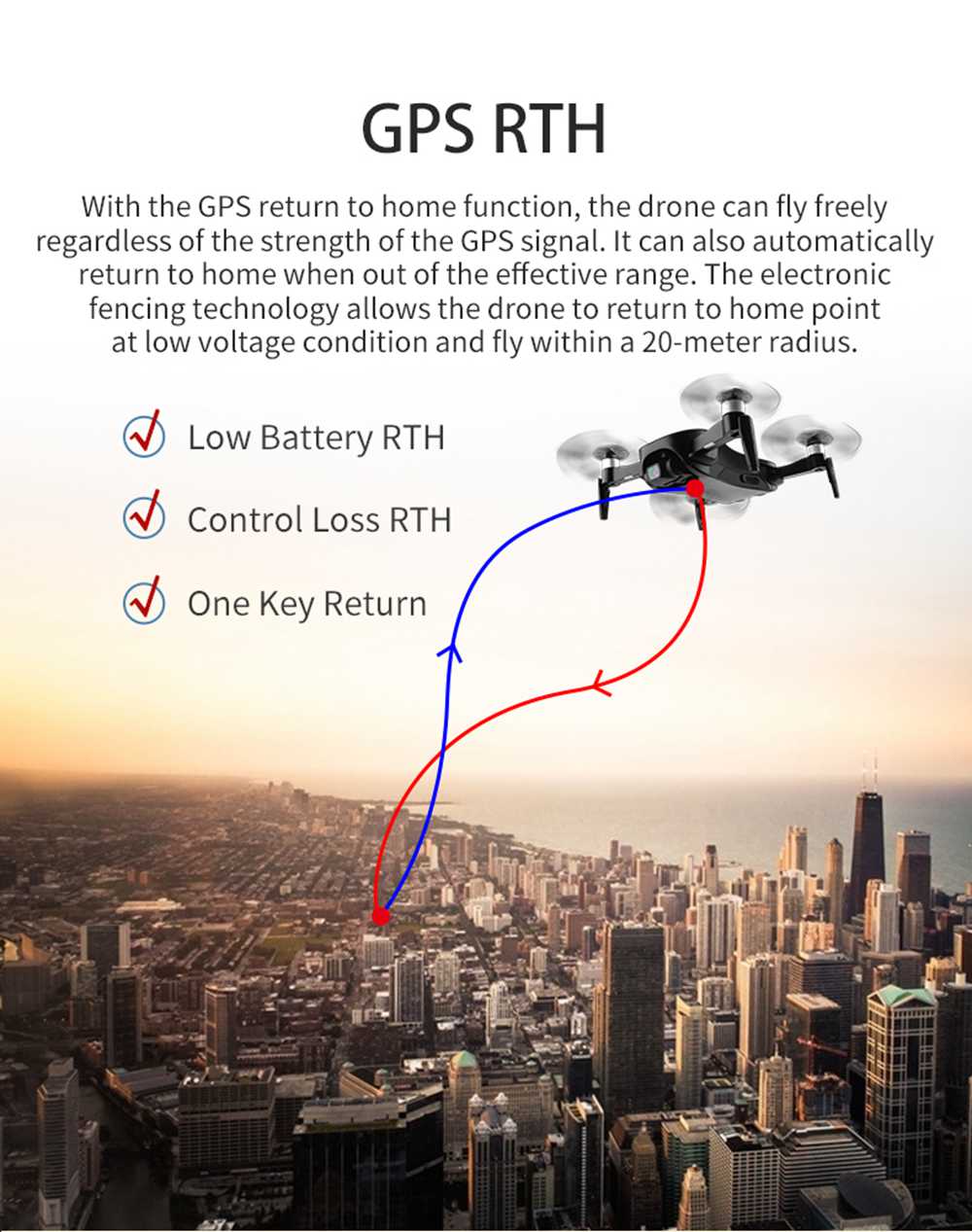 JJRC X12 AURORA 5G WIFI 1.2km FPV GPS Foldable RC Drone With 1080P 3Axis Gimbal Ultrasonic Optical Flow Positioning RTF - One Battery With Bag