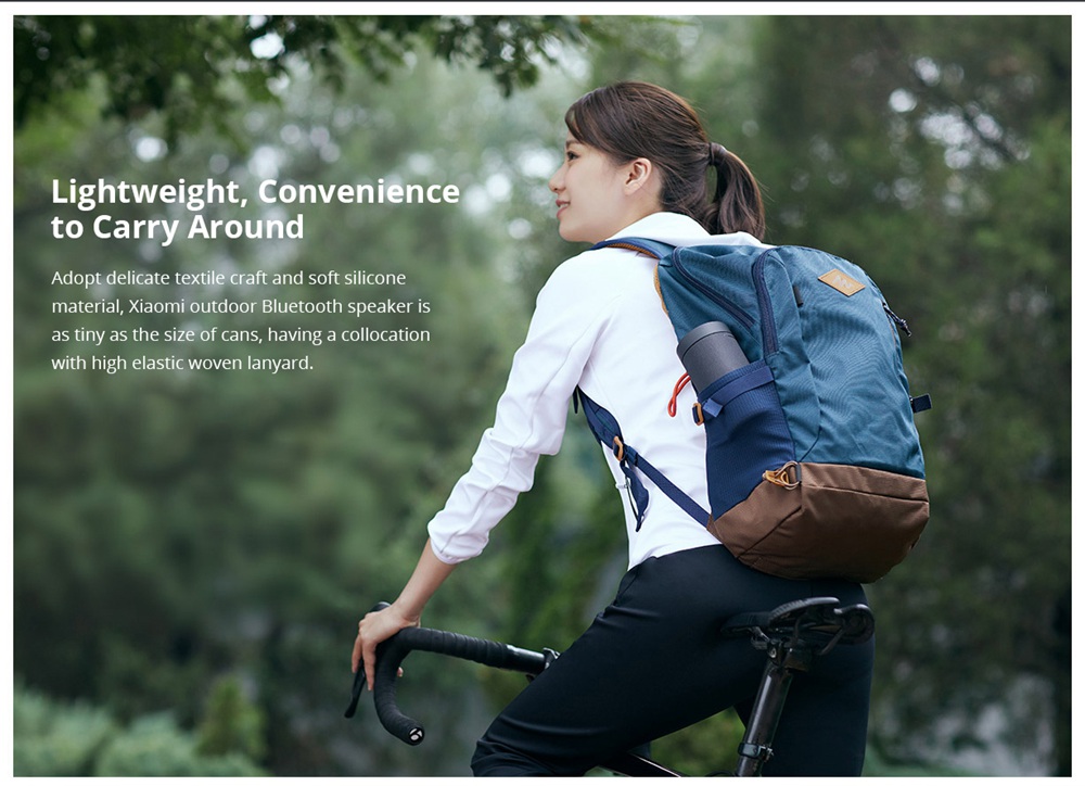 XIAOMI XMYX02JY Outdoor Bluetooth 5.0 Speaker Dual-mic 8 Hours Playtime IP55 Noise Reduction