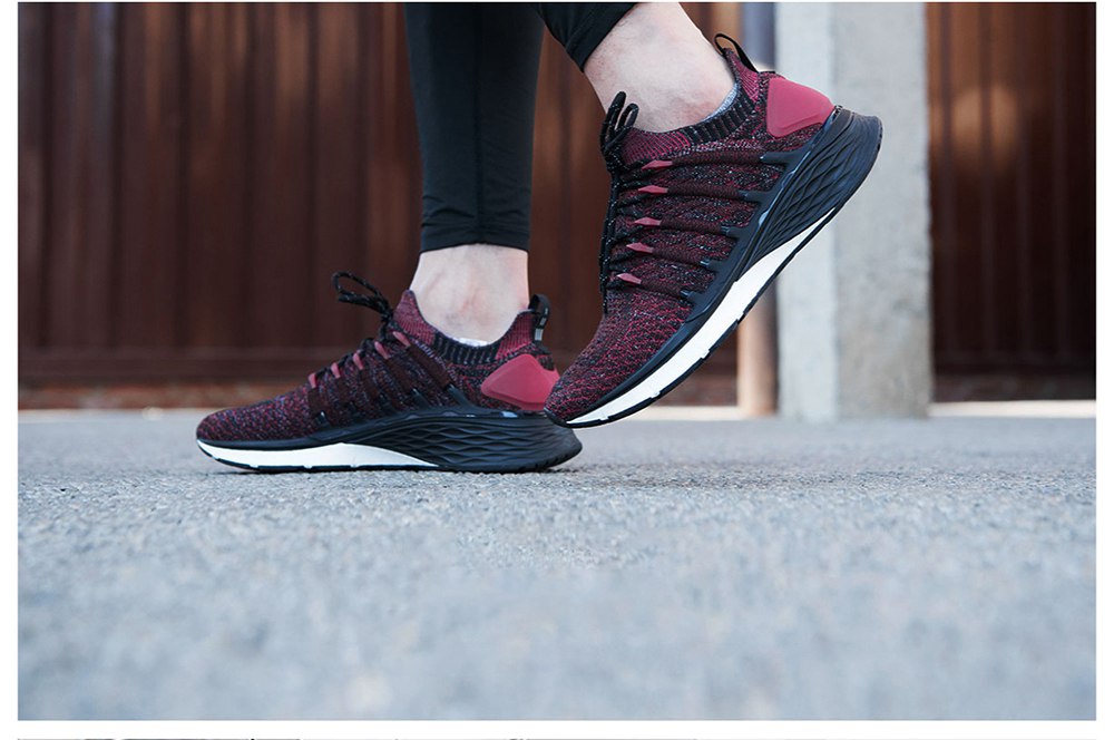 Xiaomi Mijia Sneakers 3 Men's Ultralight Shock Absorption Sports Running Shoes EU44 - Red