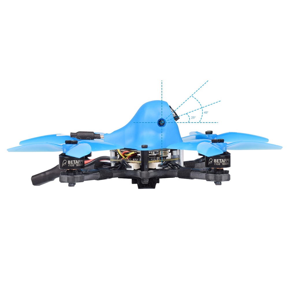 BetaFPV HX115 Ripper HD Toothpick FPV Racing Drone With Toothpick 2-4S 12A AIO FC 200mW VTX Runcam Split 3 Cam BNF - Frsky LBT Receiver