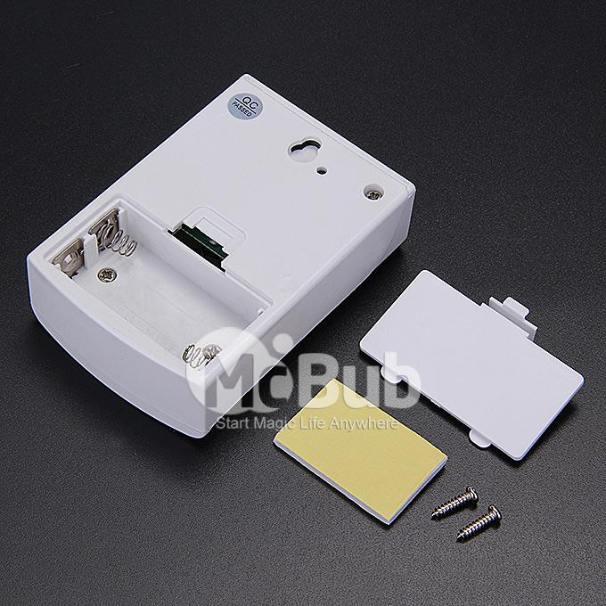 V006B Digital Wireless Door Bell With 38 Polyphony Tunes Songs LED Remote Control Digital Doorbell - White