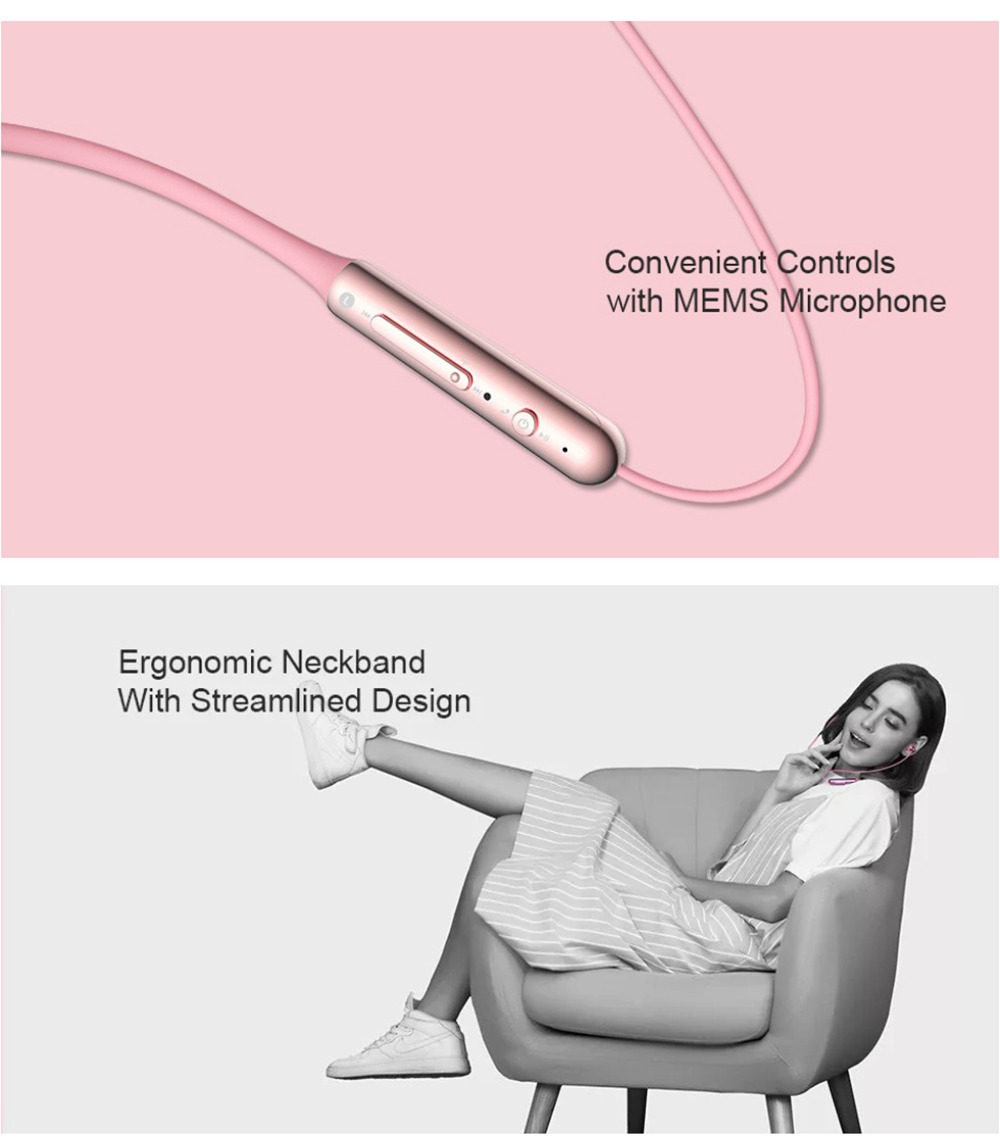 1MORE Bluetooth Wired Stereo Earphone 6 Hours Playtime Dual Dynamic Drivers 10 Minute Charging Time MEMS Mic