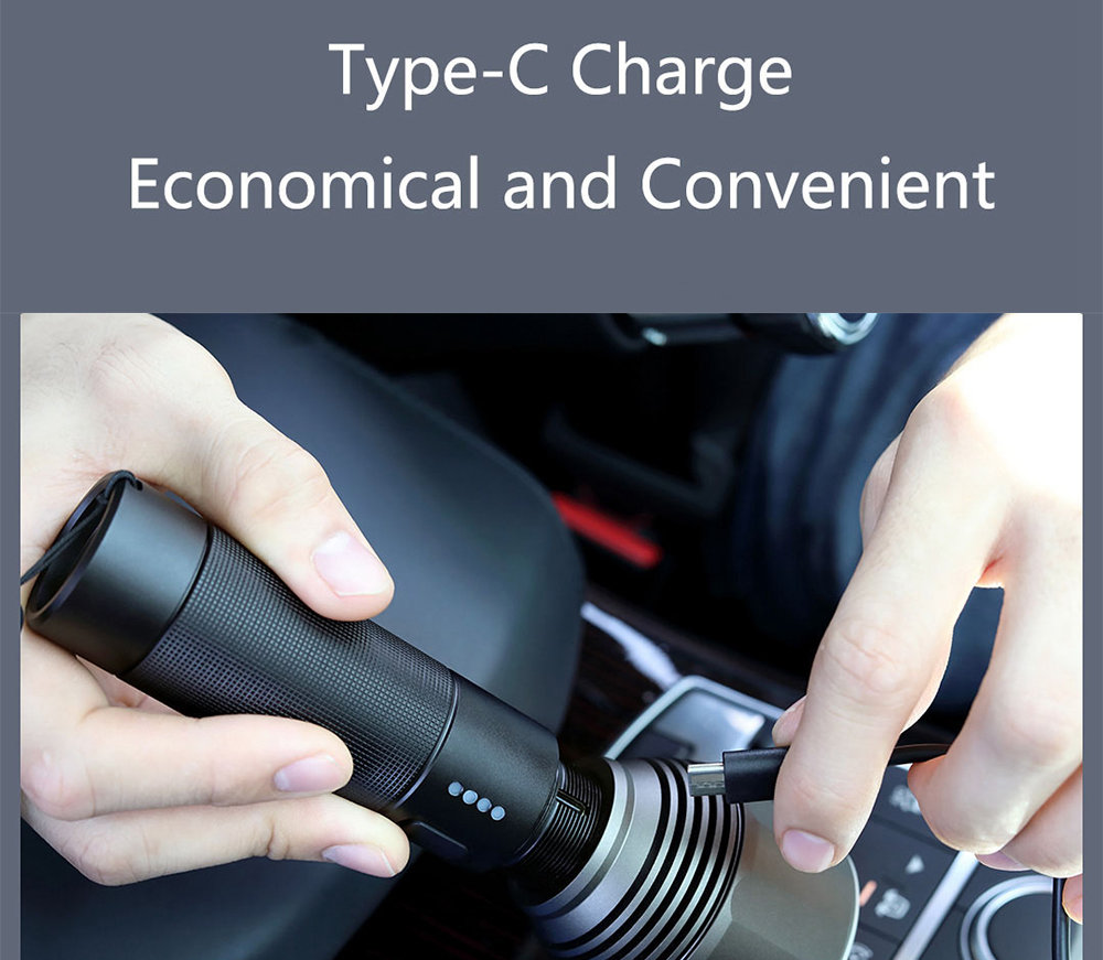 Xiaomi Youpin Outdoor Flashlight 2000LM 5 Models Multi-function Brightness IPX7 Waterproof Camping Flash Light