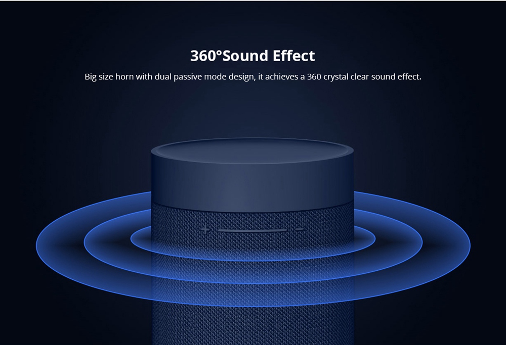 XIAOMI XMYX02JY Outdoor Bluetooth 5.0 Speaker Dual-mic 8 Hours Playtime IP55 Noise Reduction