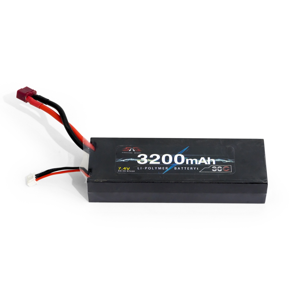 RC Car Spare Parts 2S 7.4V 3200mAh 30C Lipo Battery T Plug For HG P407/P408/P602/P801/802 RC Vehicles Car Model
