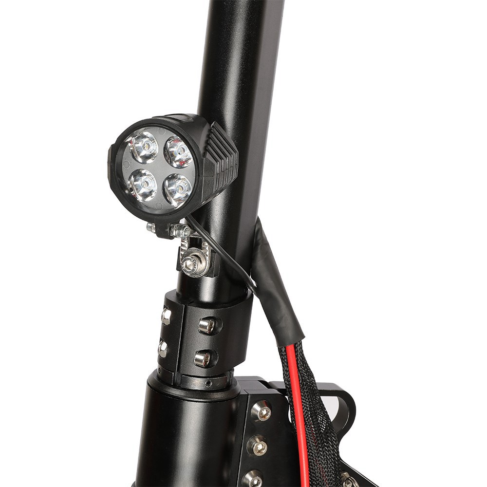 Tarsa T9 Off-road Folding Electric Scooter 500W Motor Max 40km/h 10Ah Battery 10 Inch Pneumatic Tire - Black