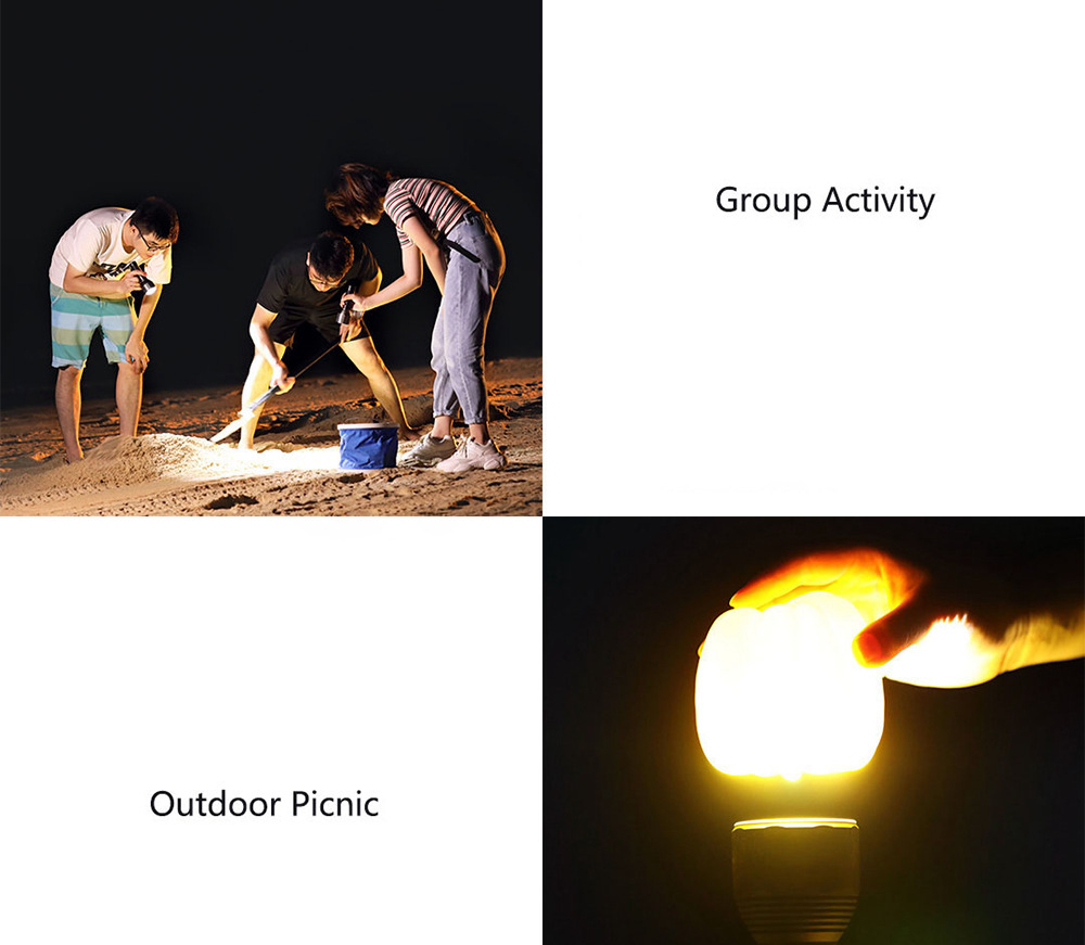 Xiaomi Youpin Outdoor Flashlight 2000LM 5 Models Multi-function Brightness IPX7 Waterproof Camping Flash Light