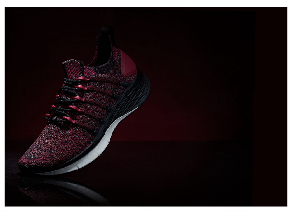 Xiaomi Mijia Sneakers 3 Men's Ultralight Shock Absorption Sports Running Shoes EU44 - Black