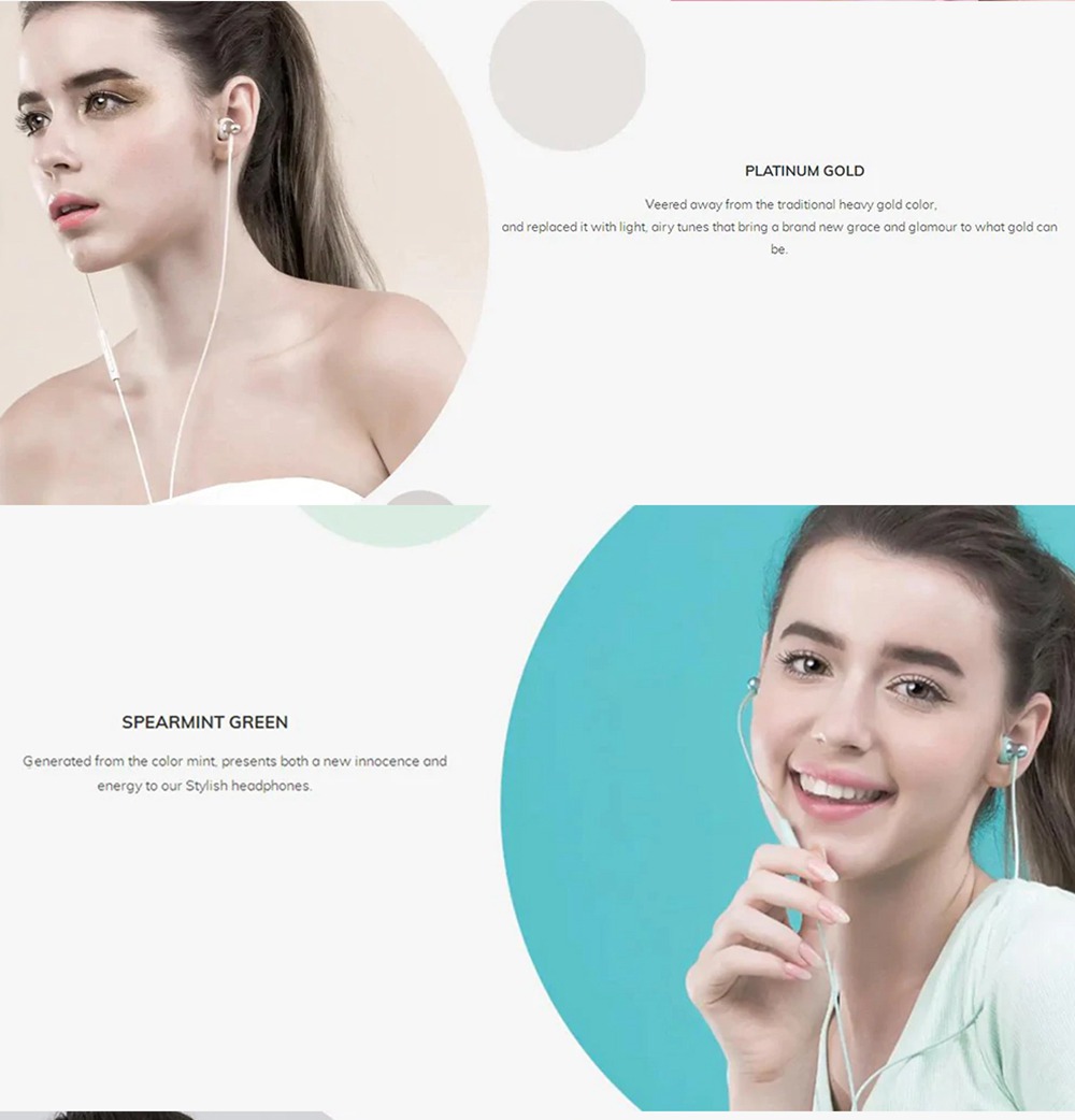 Xiaomi 1MORE E1025 In-ear Earphones Dual Dynamic Driver In-line Controls L-Bend Plug