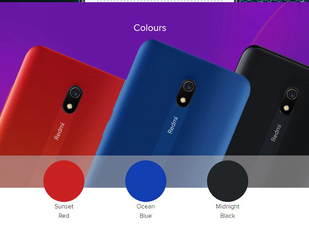 Xiaomi Redmi 8A 6.22 Inch 4G LTE Smartphone Snapdragon 439 2GB 32GB 12.0MP+8.0MP Dual Cameras Fingerprint ID Dual SIM MIUI 10 Global Version - Black