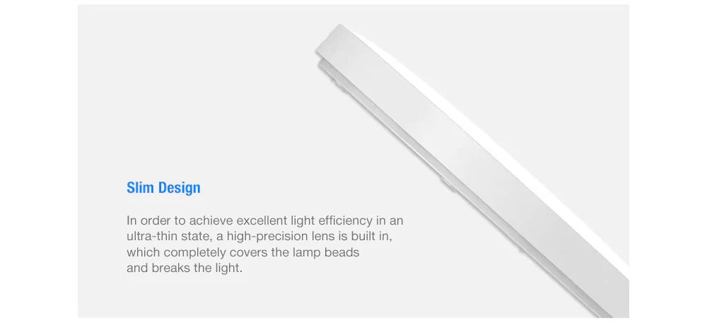 Xiaomi Mijia YEELIGHT YLXD39YL Smart LED Ceiling Light 450*60mm 220V 50W App Remote Control - Star Version
