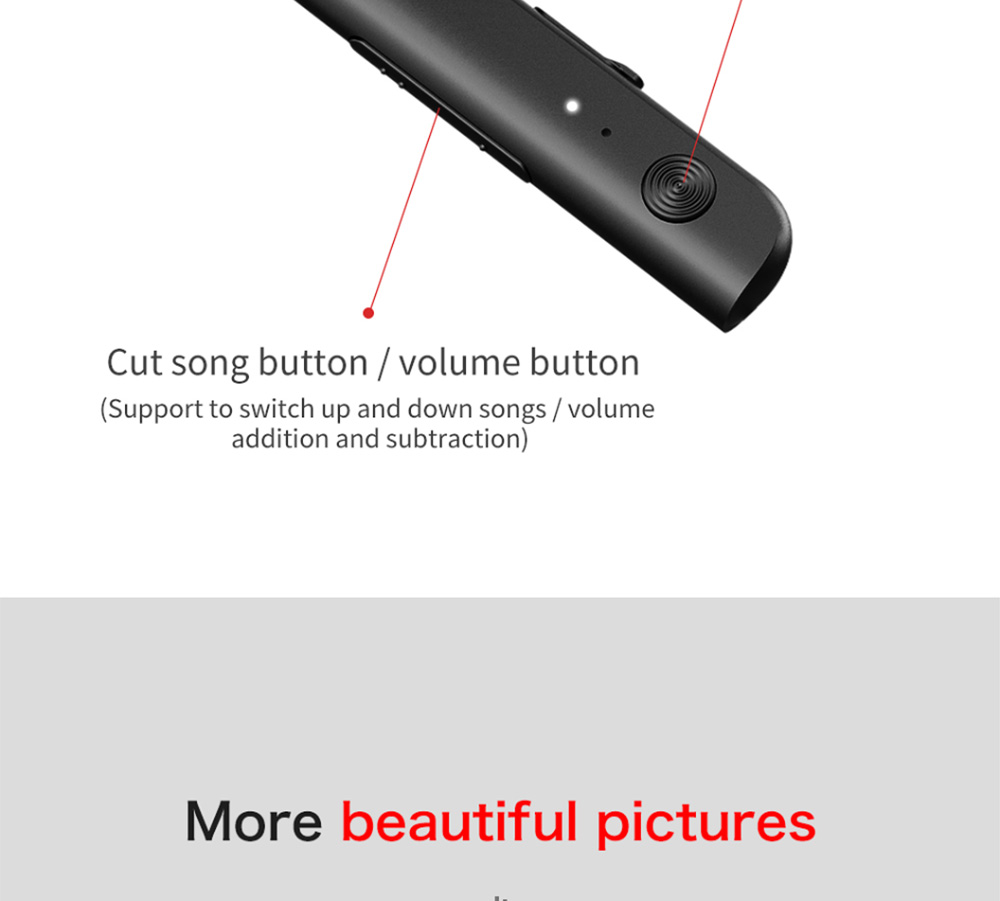 Haylou C10 Bluetooth Sports Earphones Binaural Call Retractable Neckband