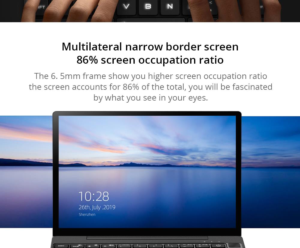 Magic-Ben MAG1 Pocket Laptop 8.9" IPS Touchscreen 2560*1600 Intel Core m3-8100y 16GB Memory 512GB SSD Full metal Slim body Ultra Light Backlit Keyboard Fingerprint Window 10 - Black