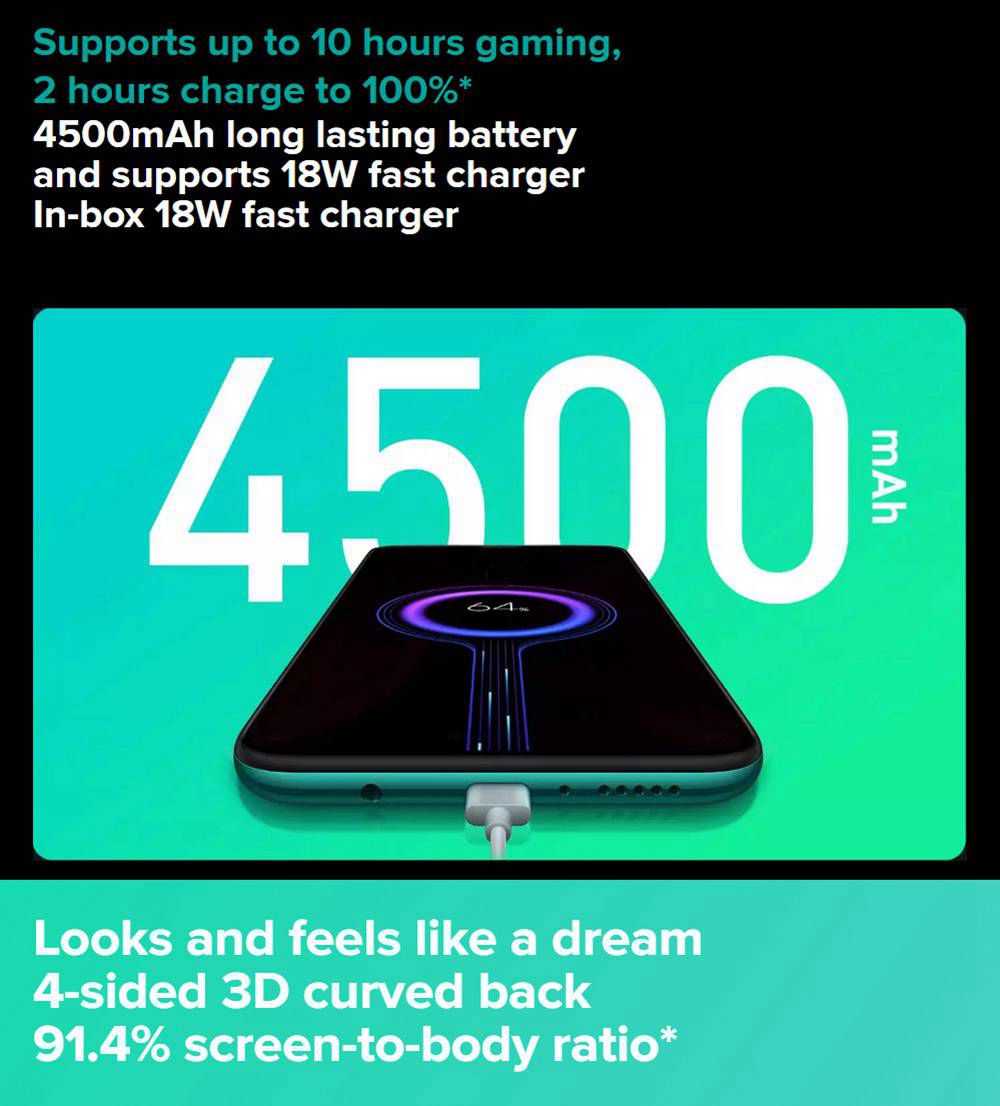 Xiaomi Redmi Note 8 Pro 6.53 Inch 4G LTE Smartphone MTK Helio G90T 6GB 128GB 64.0MP+8.0MP+2.0MP+2.0MP Quad Rear Cameras MIUI 10 Type-C Fingerprint ID Global Version - Grey