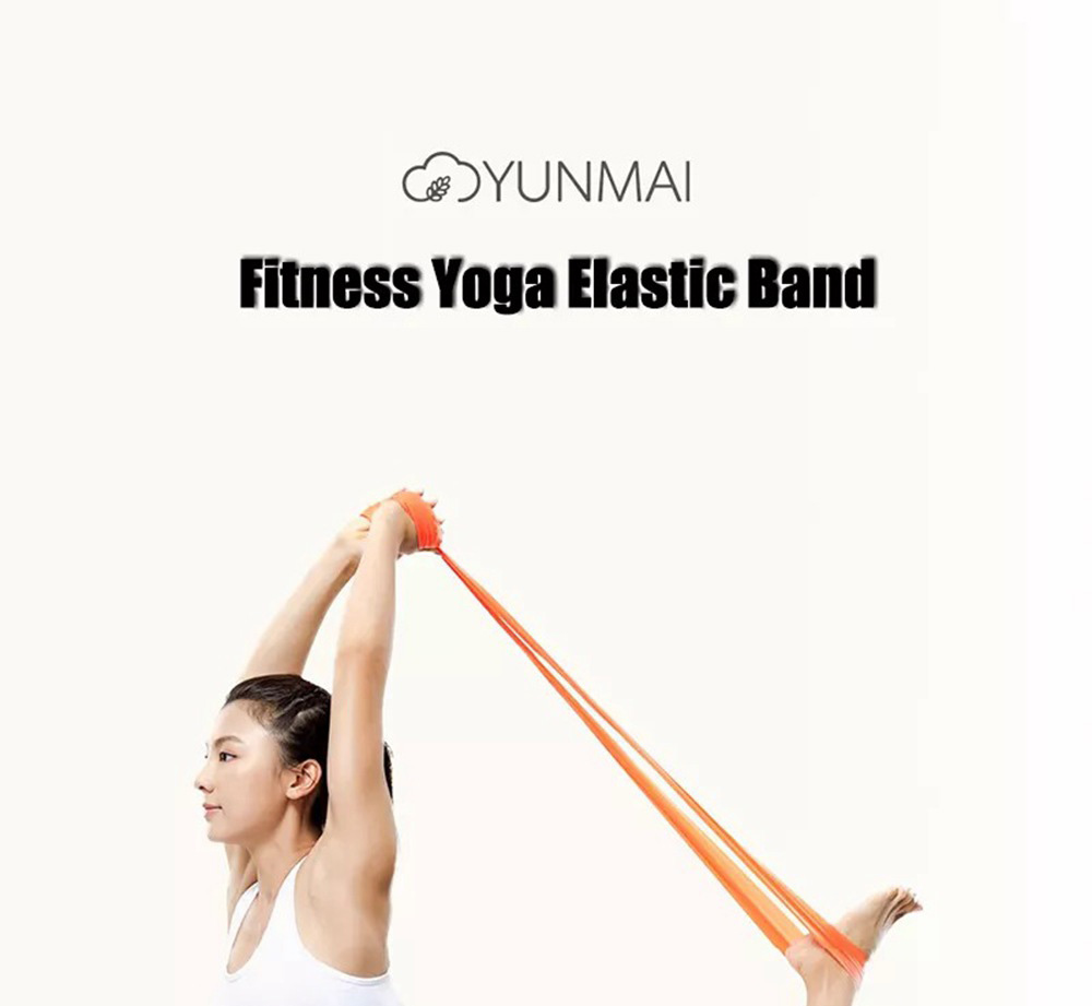 Xiaomi YUNMAI Fitness Yoga Elastic Resistance Bands 15lb Soft TPU Material High Elasticity - Blue