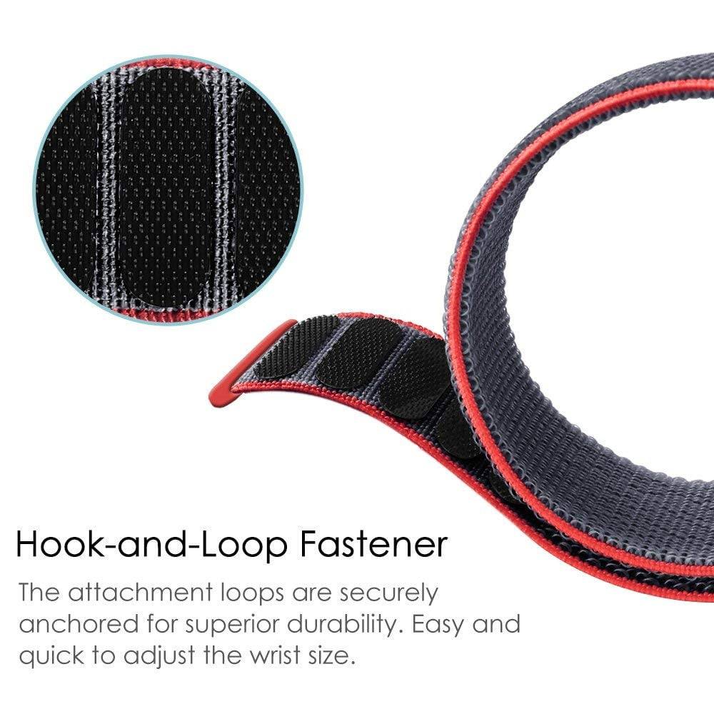 Replacement Watch Band For Huami Amazfit GTS Loop Nylon Canvas Strap - White