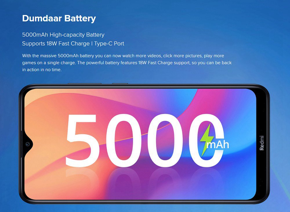 Xiaomi Redmi 8A 6.22 Inch 4G LTE Smartphone Snapdragon 439 2GB 32GB 12.0MP+8.0MP Dual Cameras Fingerprint ID Dual SIM MIUI 10 Global Version - Black
