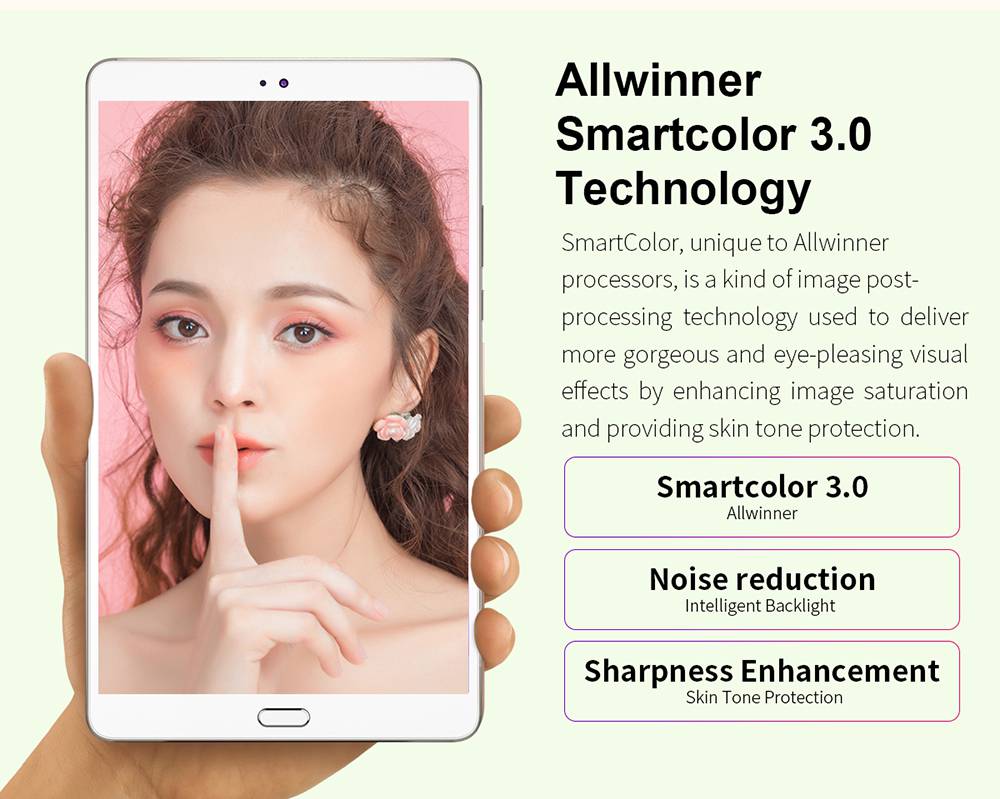 Teclast M8 Tablet PC Allwinner A63 Quad-Core 1.8GHz 8.4" 2.5K Screen 2560*1600 Android 7.1 3GB RAM 32GB ROM - Gold