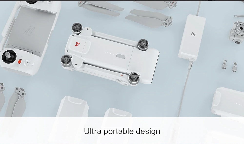 Xiaomi FIMI X8 SE Voyage Version 4K 5KM FPV Foldable GPS RC Drone With 3-axis Gimbal 33mins Flight Time RTF Black - One Battery With Bag