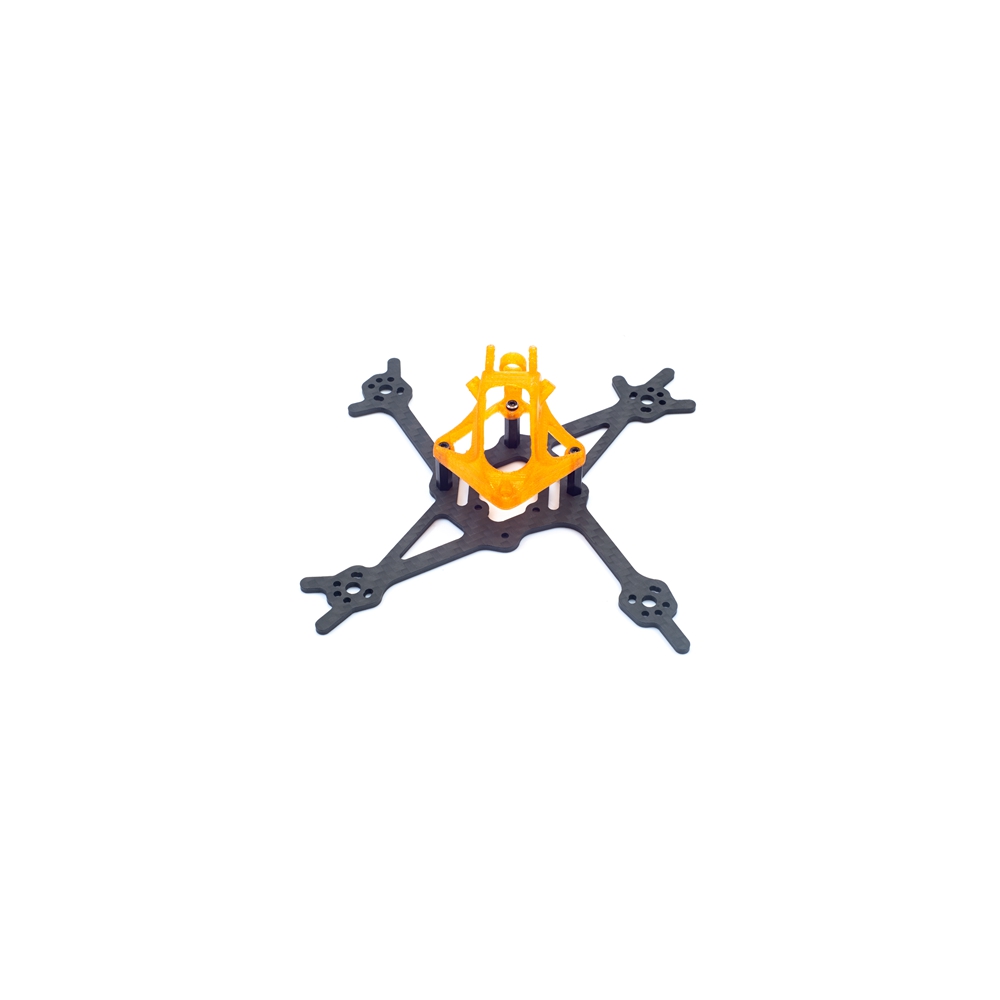 Diatone GTB229 CUBE Finger Version 110mm 2mm Thickness Arm 3K Carbon Fiber Frame Kits For Toothpick FPV Racing Drone - Orange