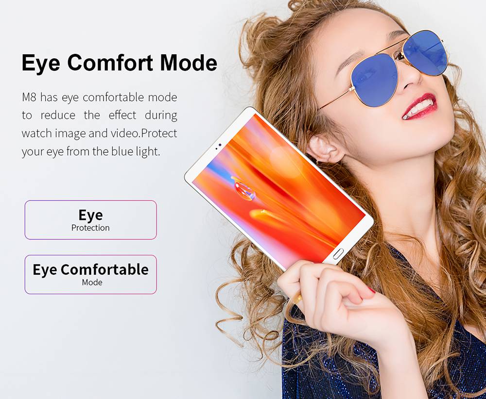 Teclast M8 Tablet PC Allwinner A63 Quad-Core 1.8GHz 8.4" 2.5K Screen 2560*1600 Android 7.1 3GB RAM 32GB ROM - Gold