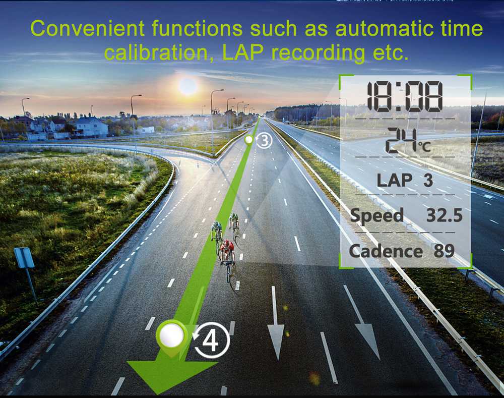 Meilan M2 GPS Bike Computer Waterproof Speedometer Odometer 2.2 Inch FSTN Display Screen - White