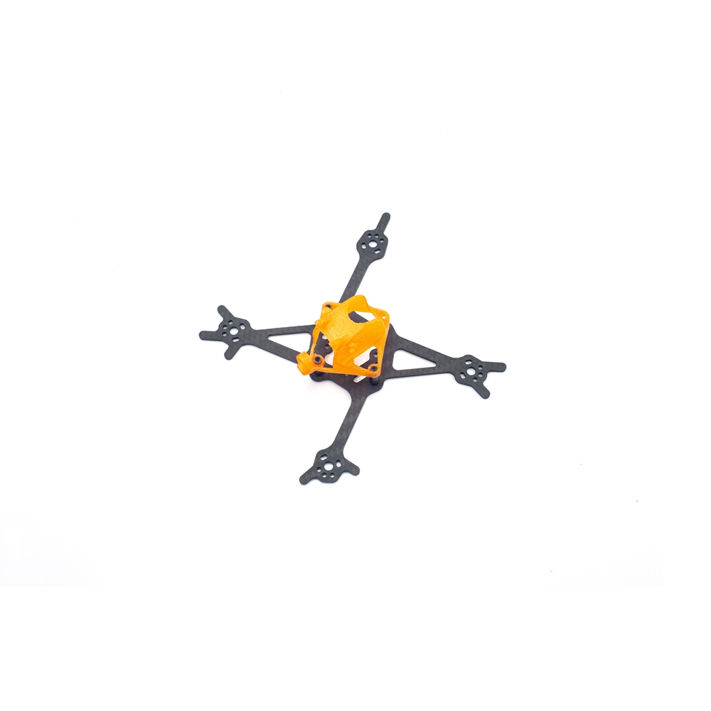 Diatone GTB229 CUBE Finger Version 110mm 2mm Thickness Arm 3K Carbon Fiber Frame Kits For Toothpick FPV Racing Drone - Orange