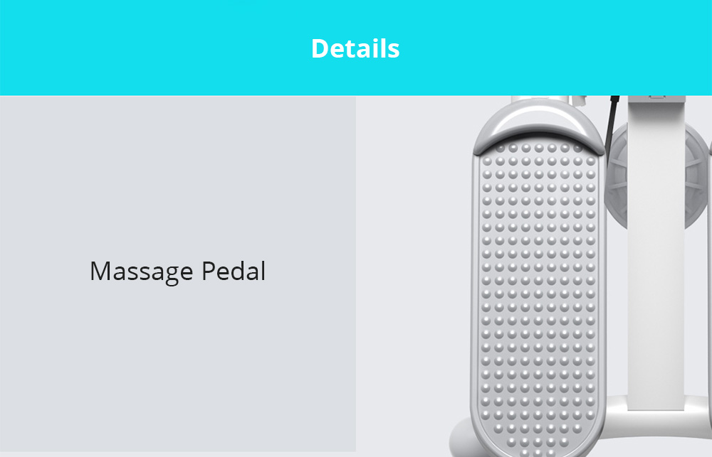 Xiaomi XQIAO Mini Multifunctional Waist-twisting Stepper Indoor Foldable Fitness Equpment LCD Smart Display - White