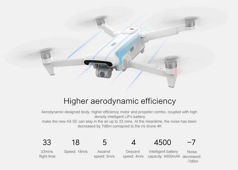 Xiaomi FIMI X8 SE Voyage Version 4K 5KM FPV Foldable GPS RC Drone With 3-axis Gimbal 33mins Flight Time RTF Black - Three Batteries With Bag