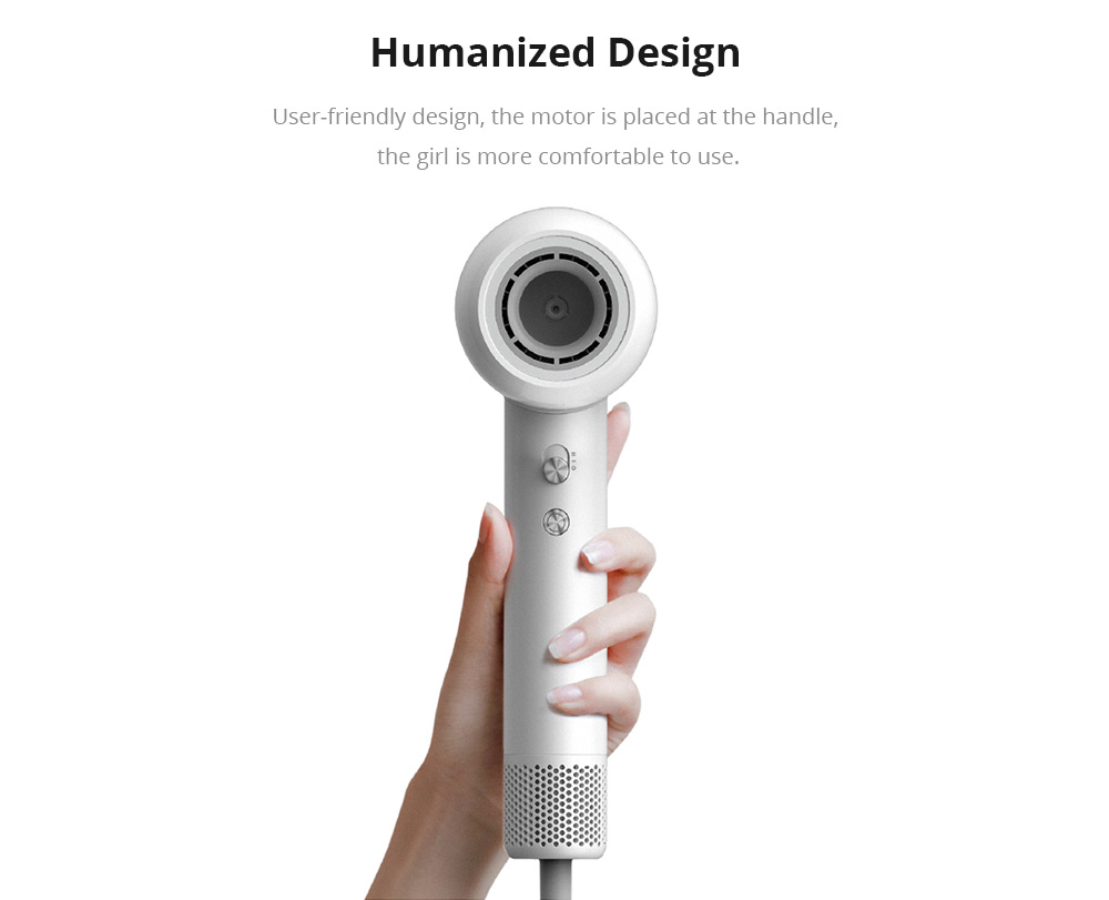 Dreame 1400W Hair Dryer 3 modes Negative Ion Intelligent Temperature Control - White