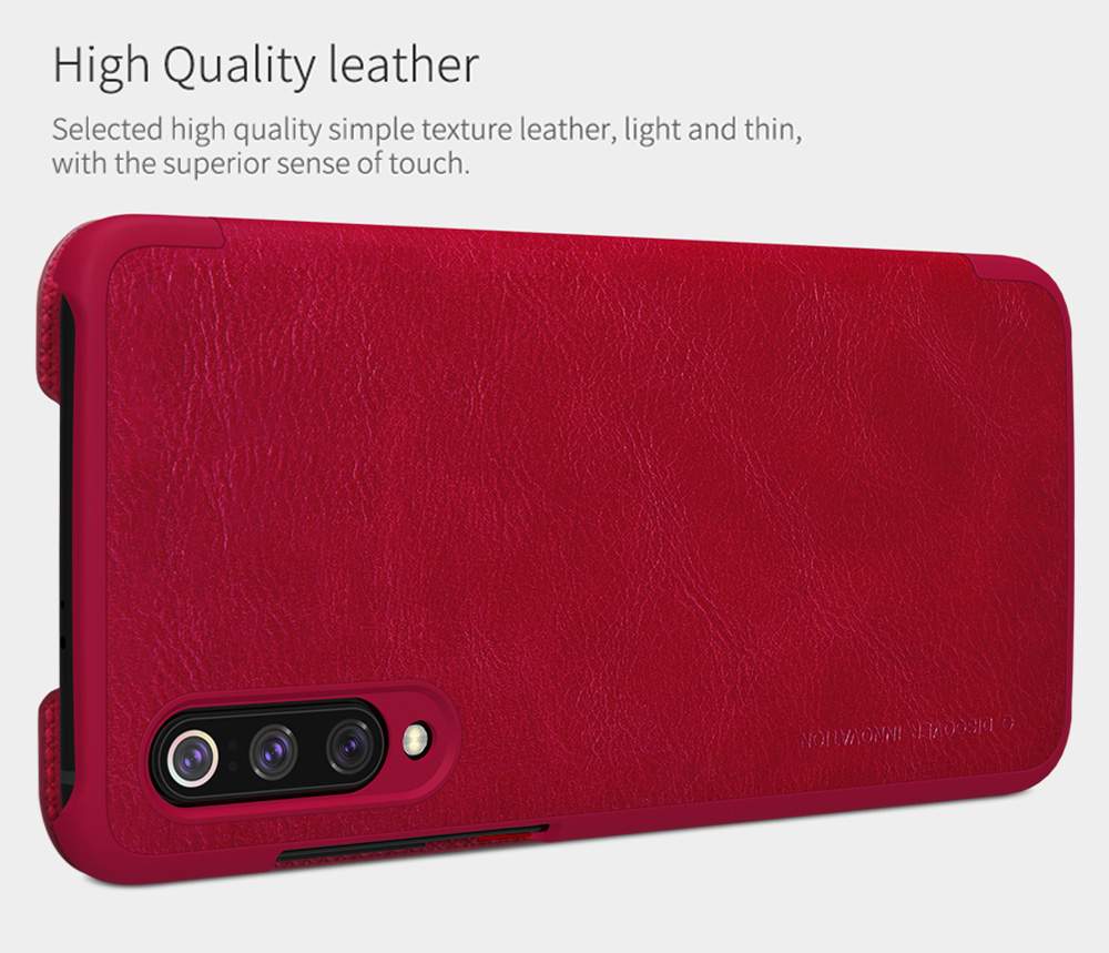 NILLKIN Protective Leather Phone Case For Xiaomi Mi 9 Pro Smartphone - Black