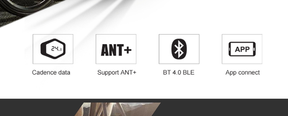 Meilan C3 Wireless Speed / Cadence Sensor Waterproof IPX5 Bluetooth BT4.0 sensore