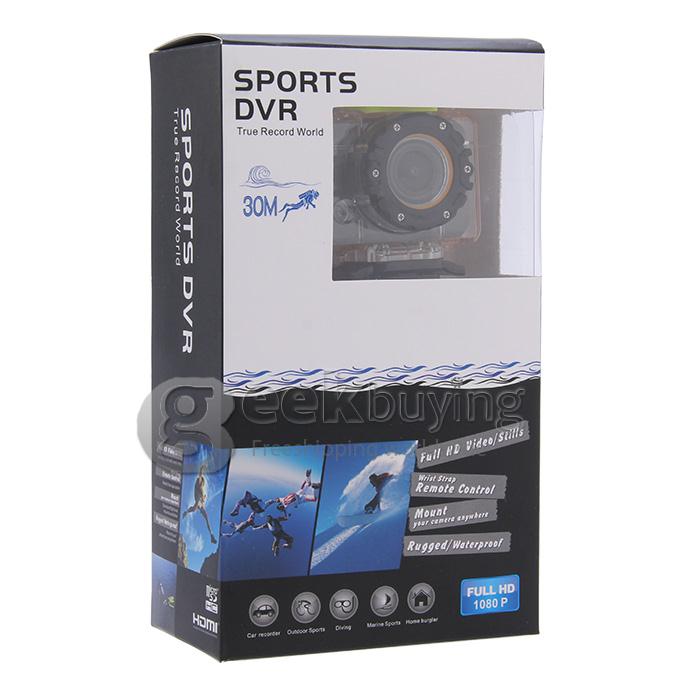 F20C Novatek 5MP FHD 1080P Action Camera 170 Degree Wide-angle Lens 30M Waterproof Outdoor Sports Camcorder