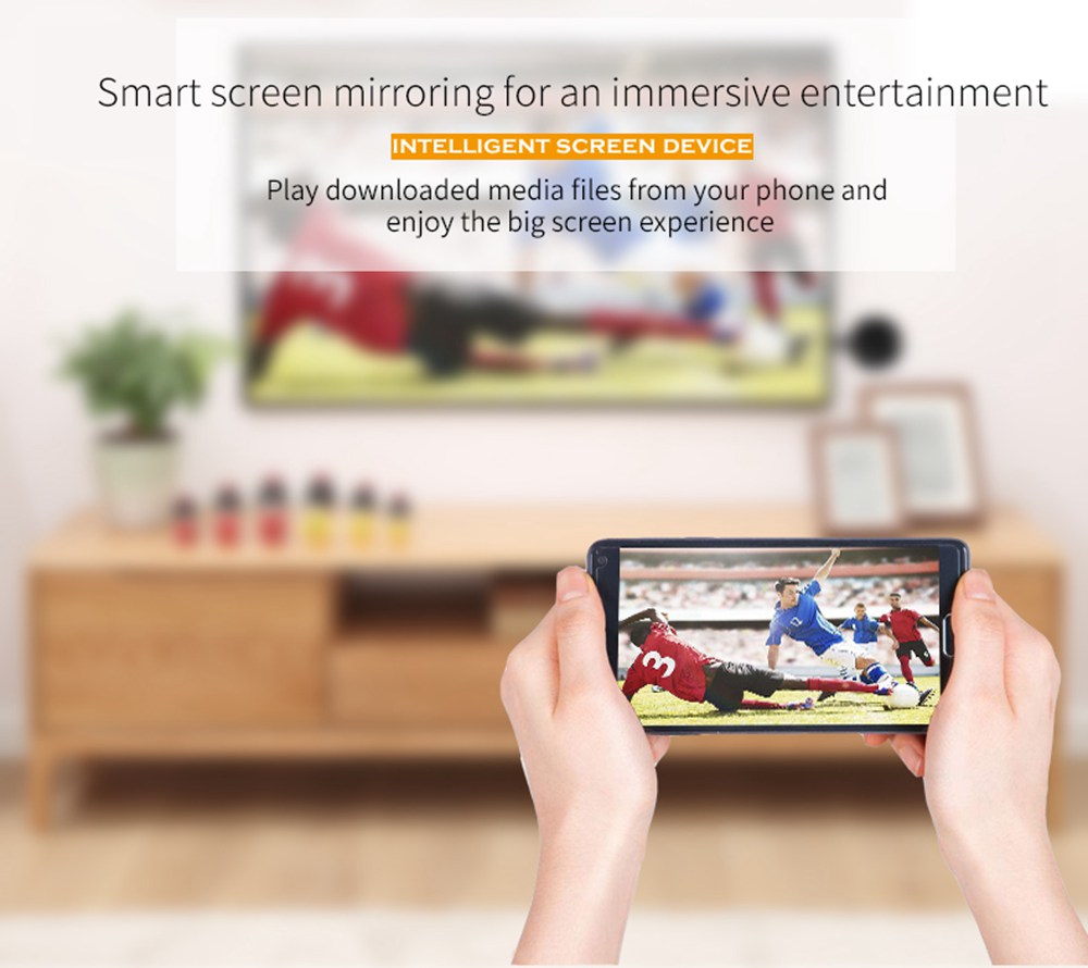 MiraScreen G7 Plus Wireless Display Receiver Plug & Play 2.4G+5G WIFI 4K support Android/ IOS/ MAC/ Windows