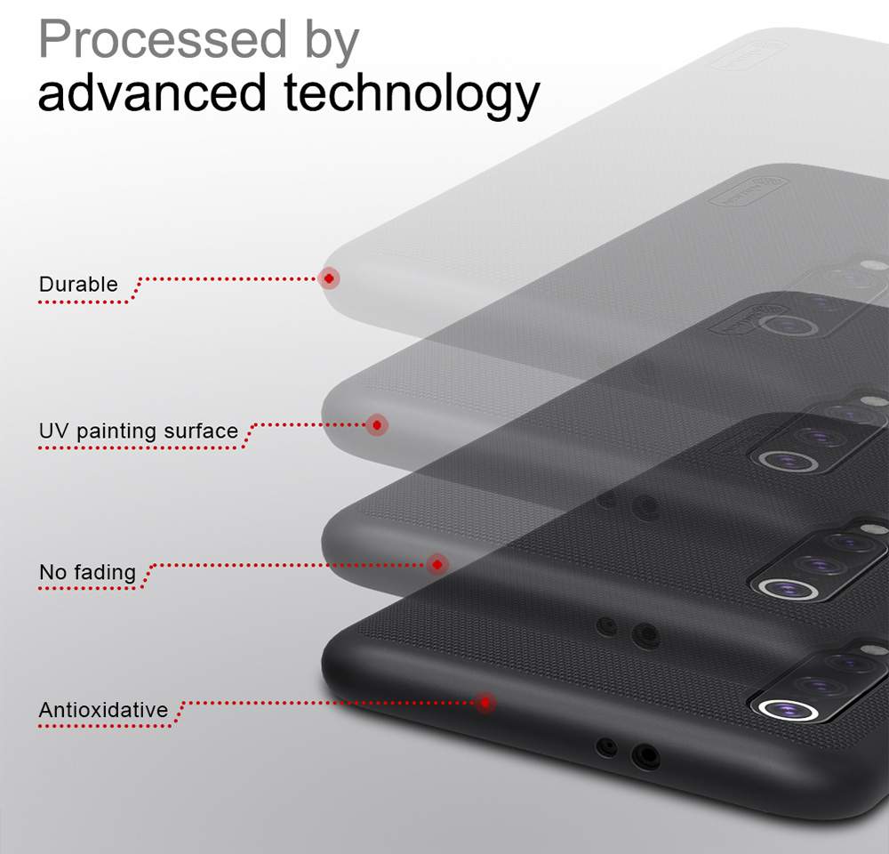 NILLKIN Protective Frosted PC Phone Case For Xiaomi Mi 9 Pro Smartphone - Black