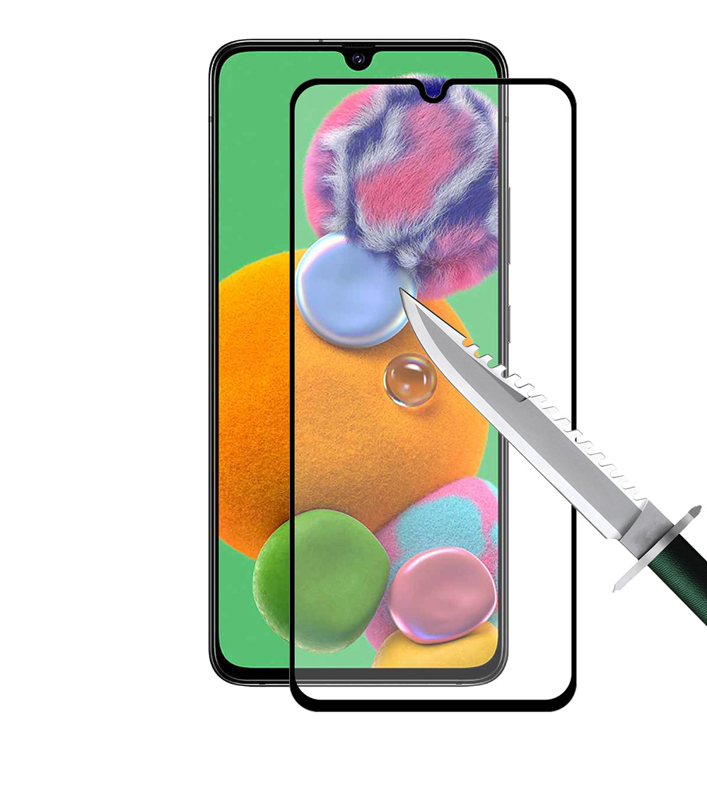 Hat-Prince 3D Full Coverage Anti-explosion Tempered Glass Screen Protector For Samsung Galaxy A90 5G - Transparent