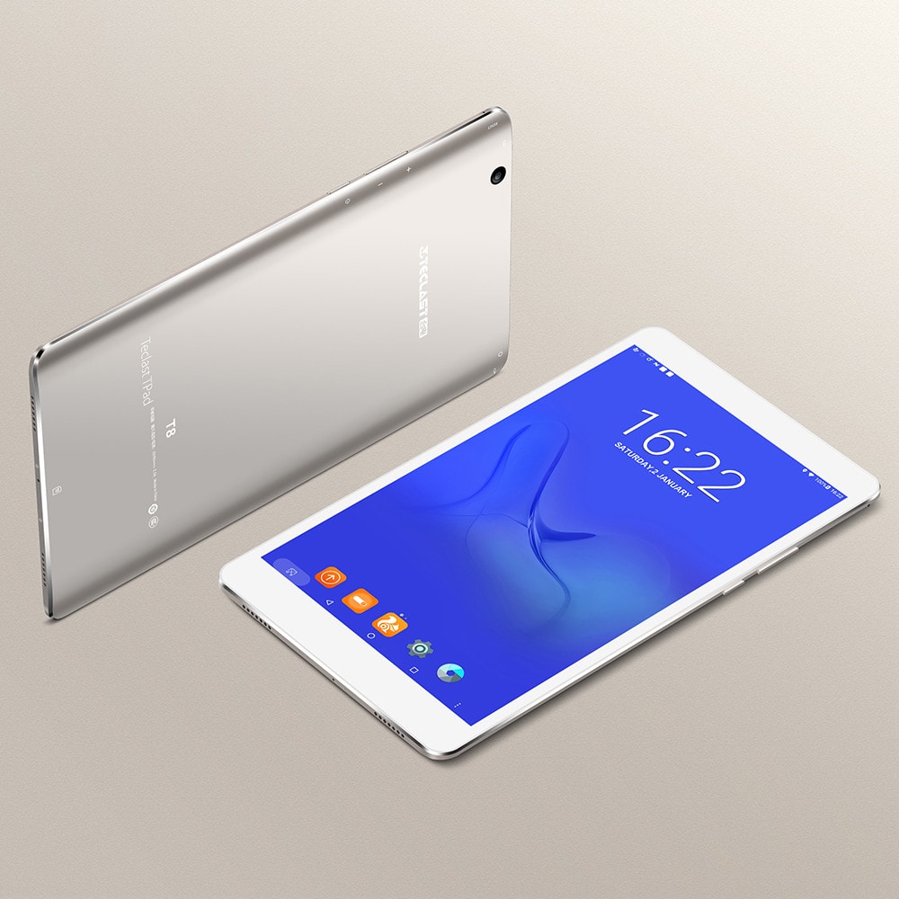 Teclast T8 Tablet MediaTek MT8176 Quad Core 2.1GHz 8.4 Inch 2560x1600 IPS 4GB RAM DDR3L 64GB ROM eMMC WIFI Android 7.0 - White/Gold