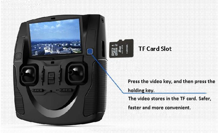 Hubsan H107D 4CH 5.8G 6 Axis Gryo FPV 0.3MP Camera RC Quadcopter - RTF